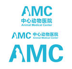 AMC中心宠物医院logo