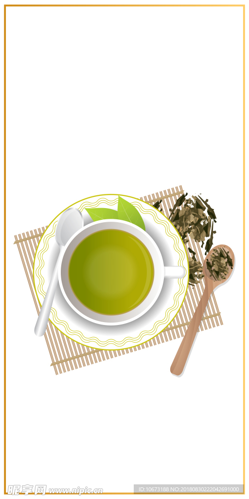 茶叶背景图