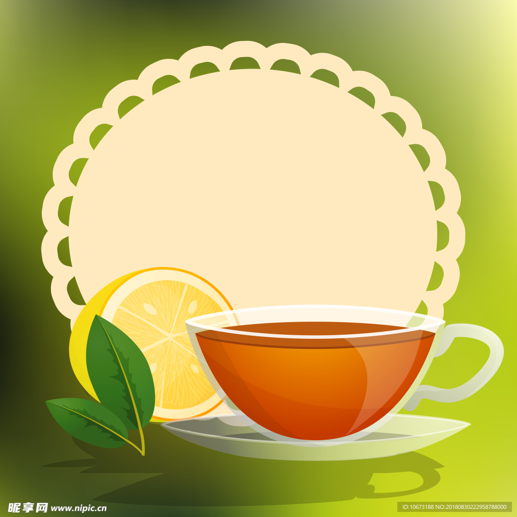 茶叶背景图