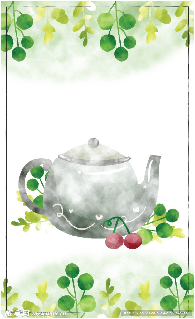 茶叶背景图