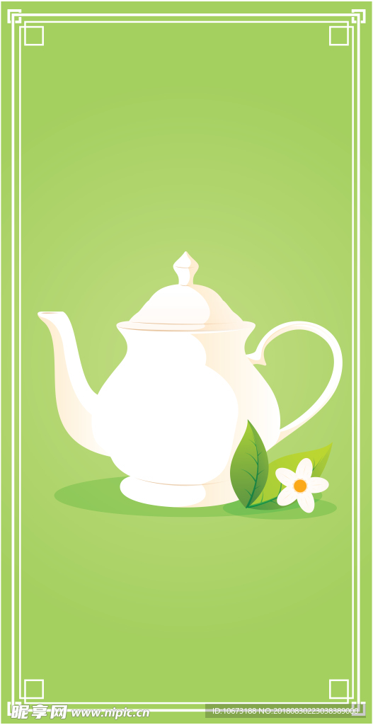 茶叶背景图