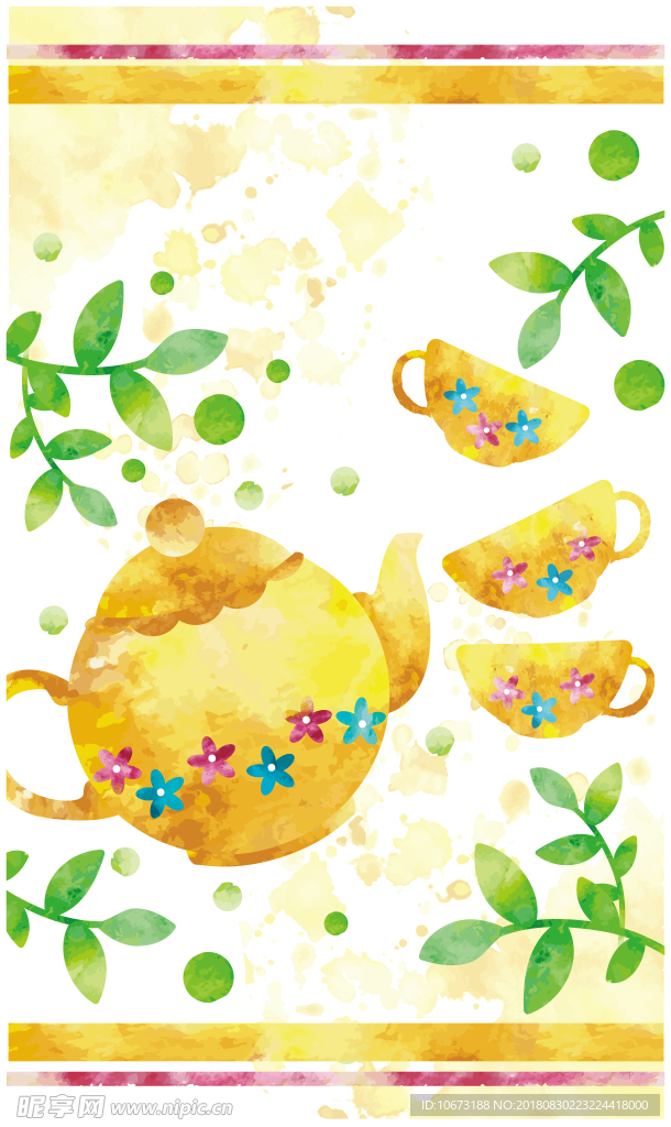 茶叶背景图