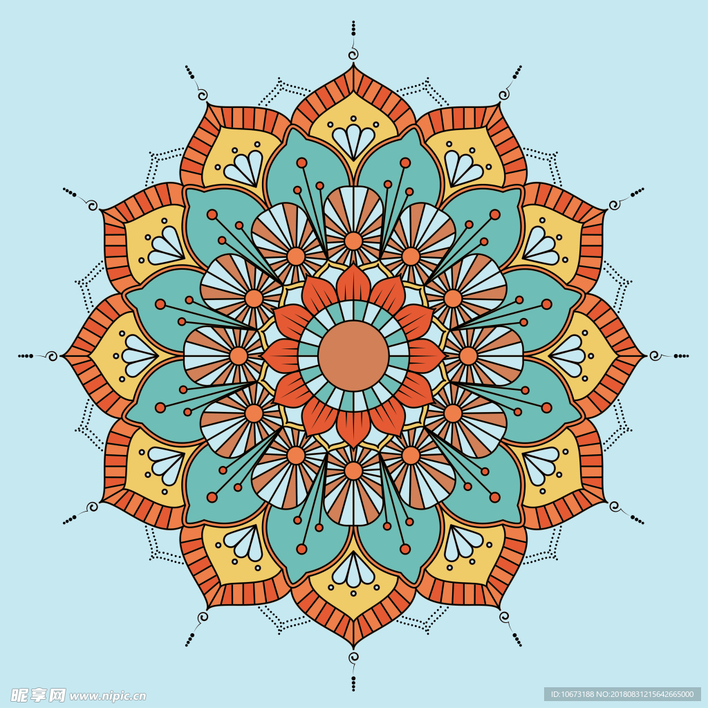 古典花纹
