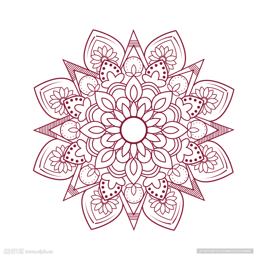 古典花纹
