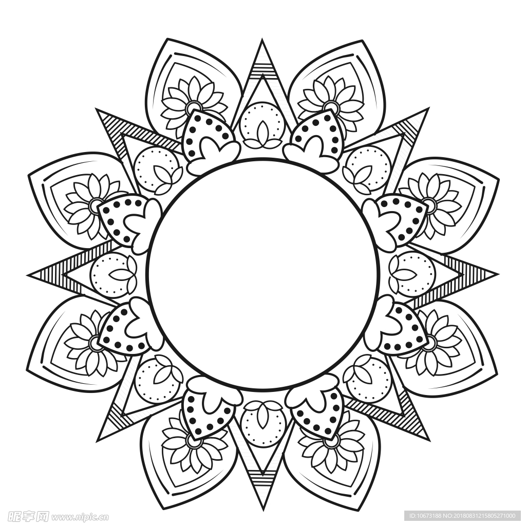古典花纹