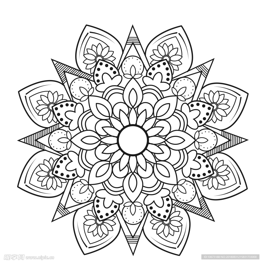 古典花纹