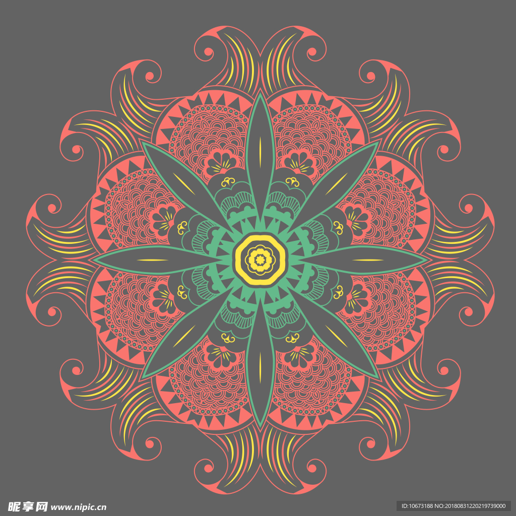 古典花纹