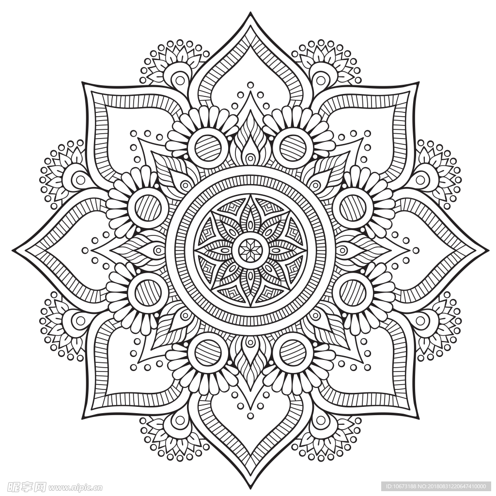 古典花纹