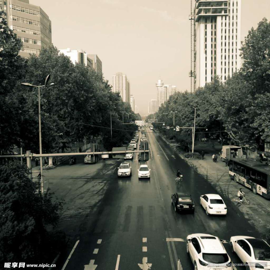 西安的天桥下