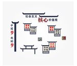 社会主义核心价值观文化墙