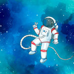 宇航员在太空