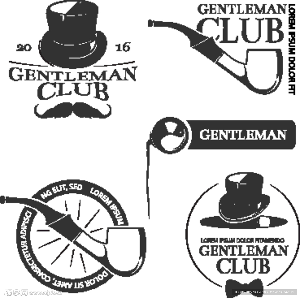 绅士俱乐部标志
