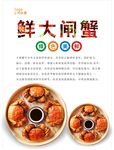 大闸蟹海报