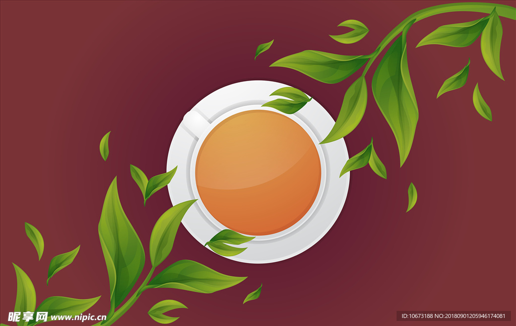 茶叶矢量图