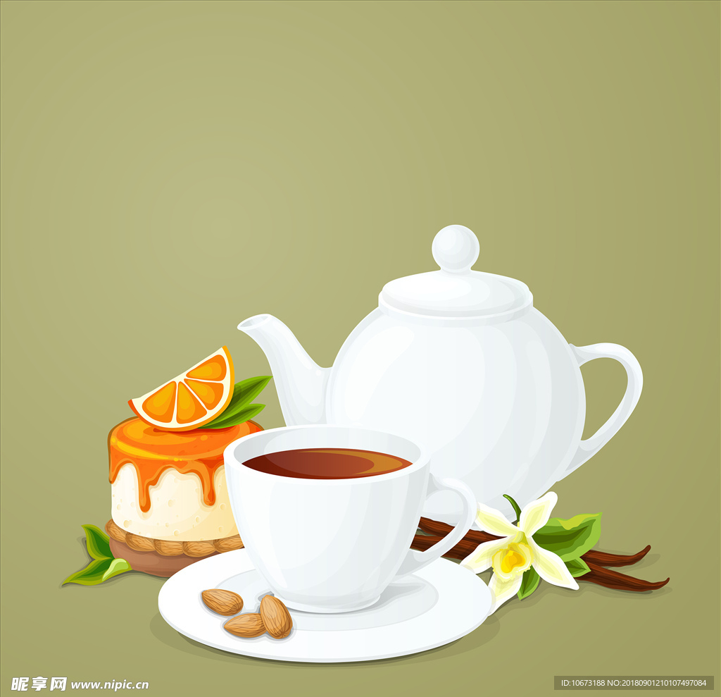 茶叶矢量图