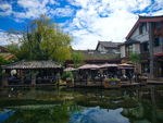 束河沿街店铺