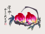 写意花卉 新中式装饰画 餐厅