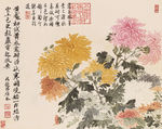 写意花卉 新中式装饰画 餐厅