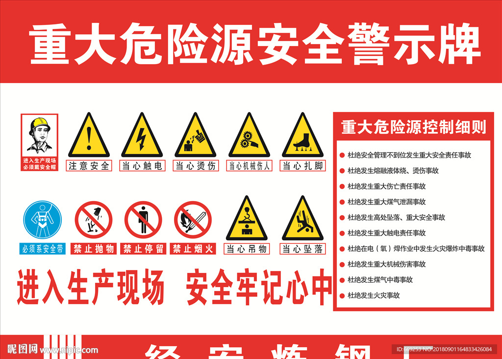 生产安全牌