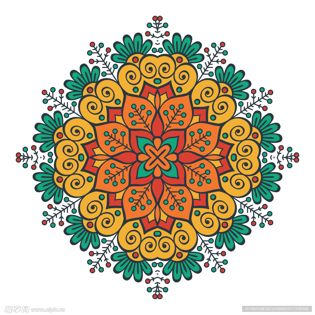古典花纹