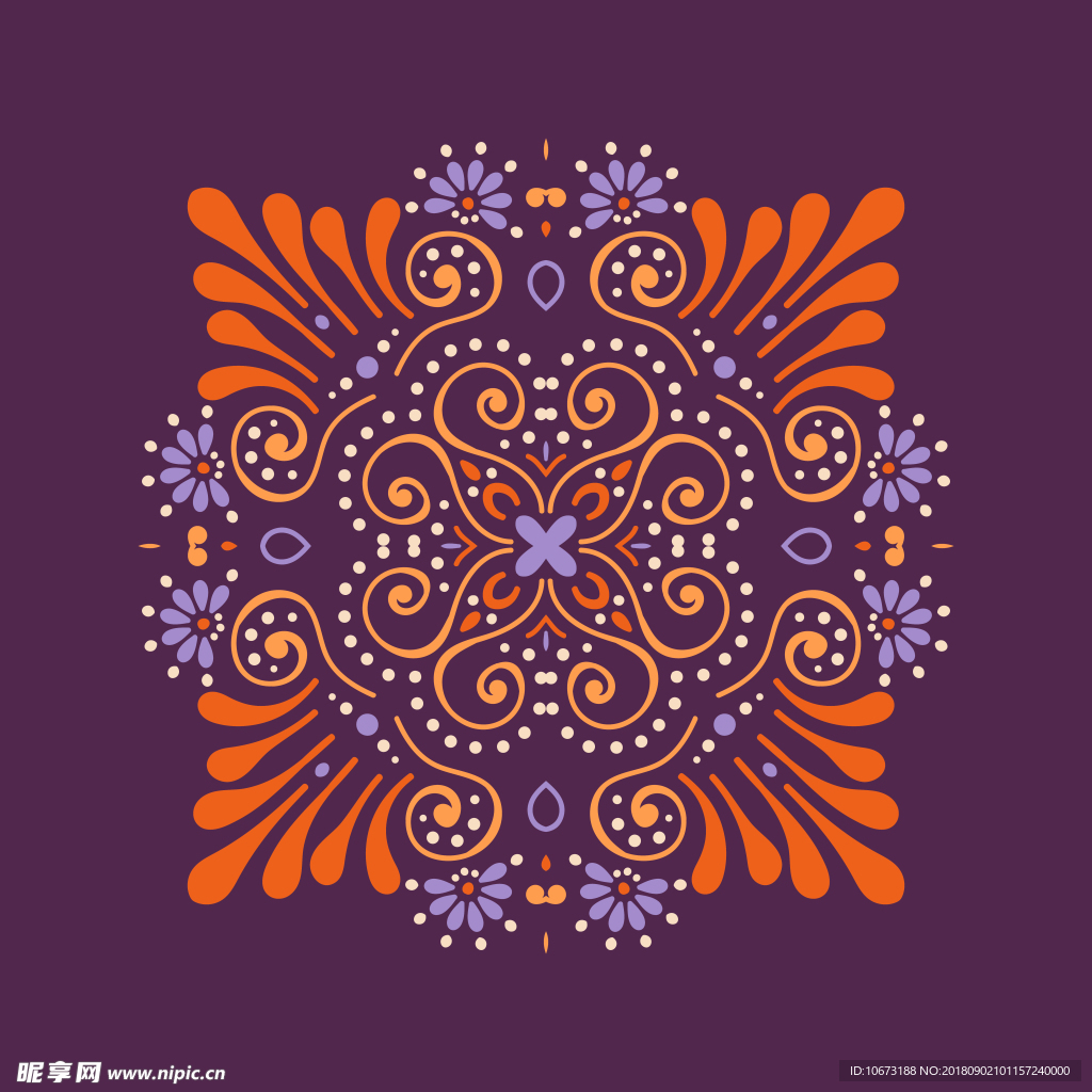 古典花纹