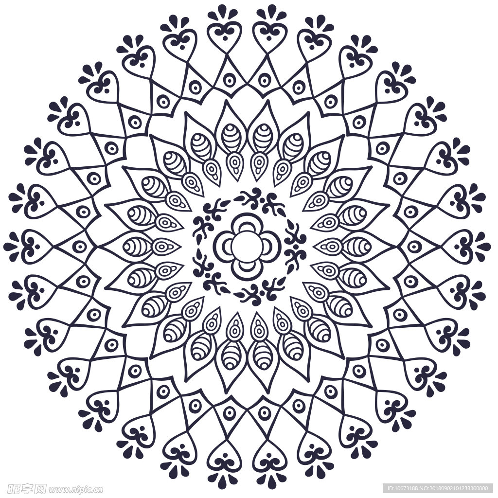 古典花纹