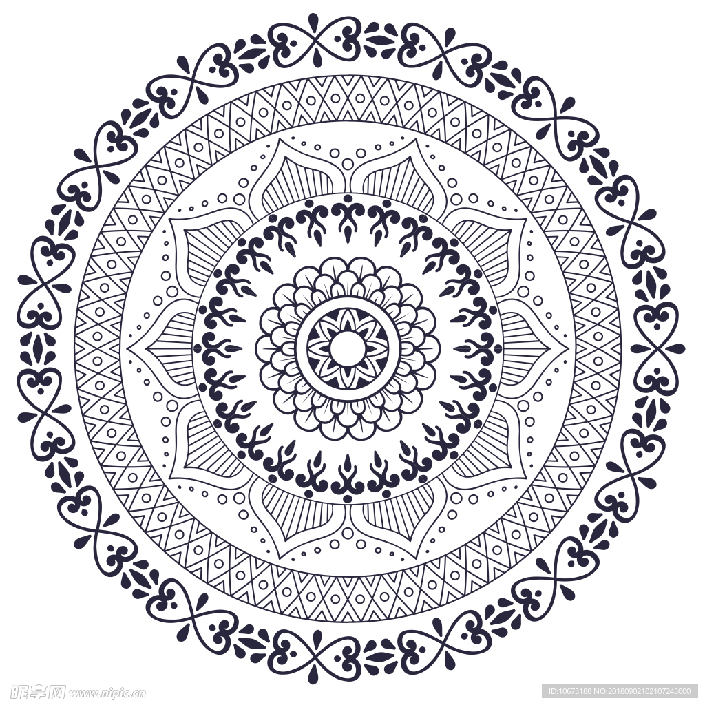 古典花纹