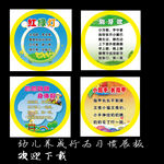 幼儿行为习惯展板