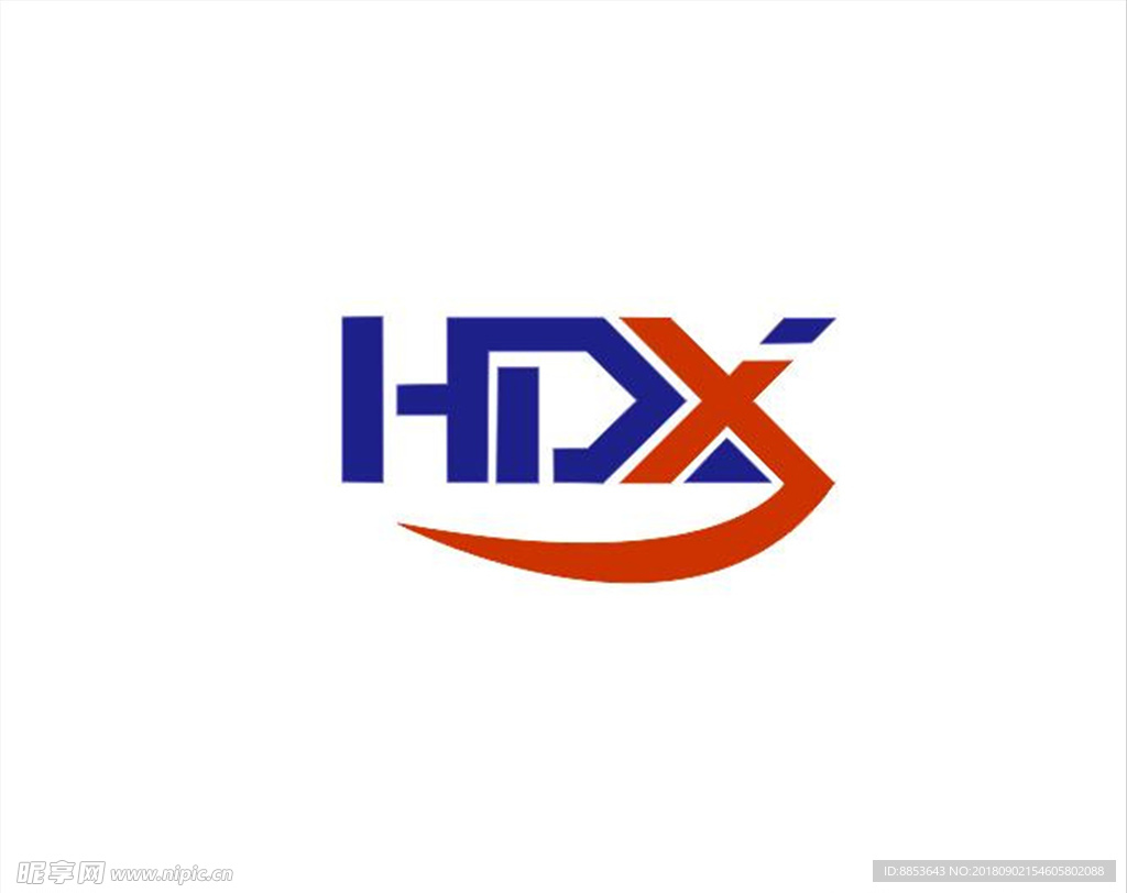 HDX笑脸标志logo