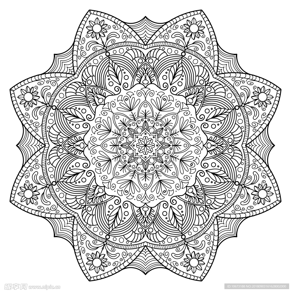 古典花纹
