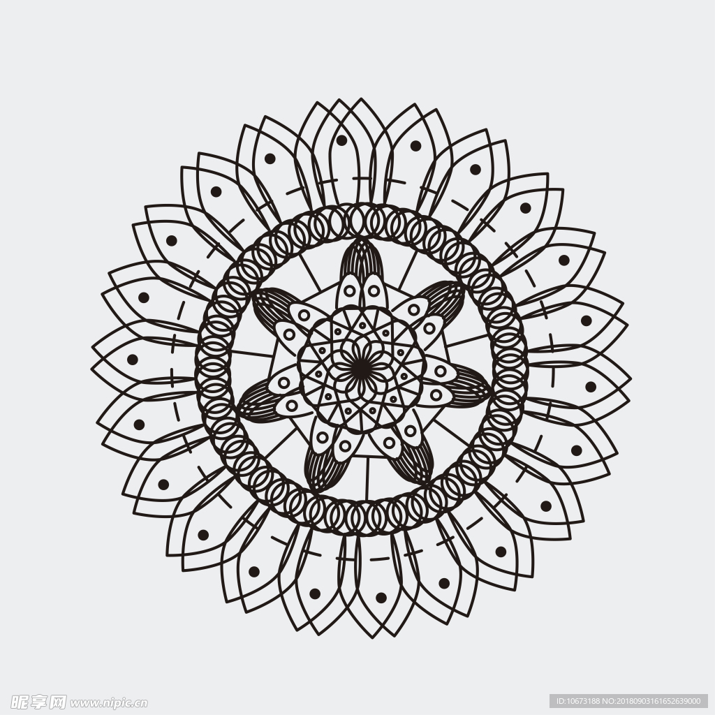 古典花纹