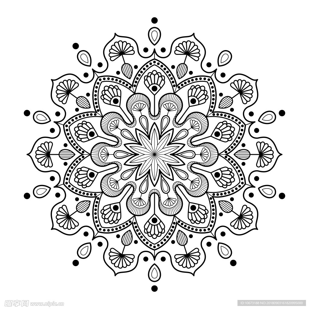 古典花纹