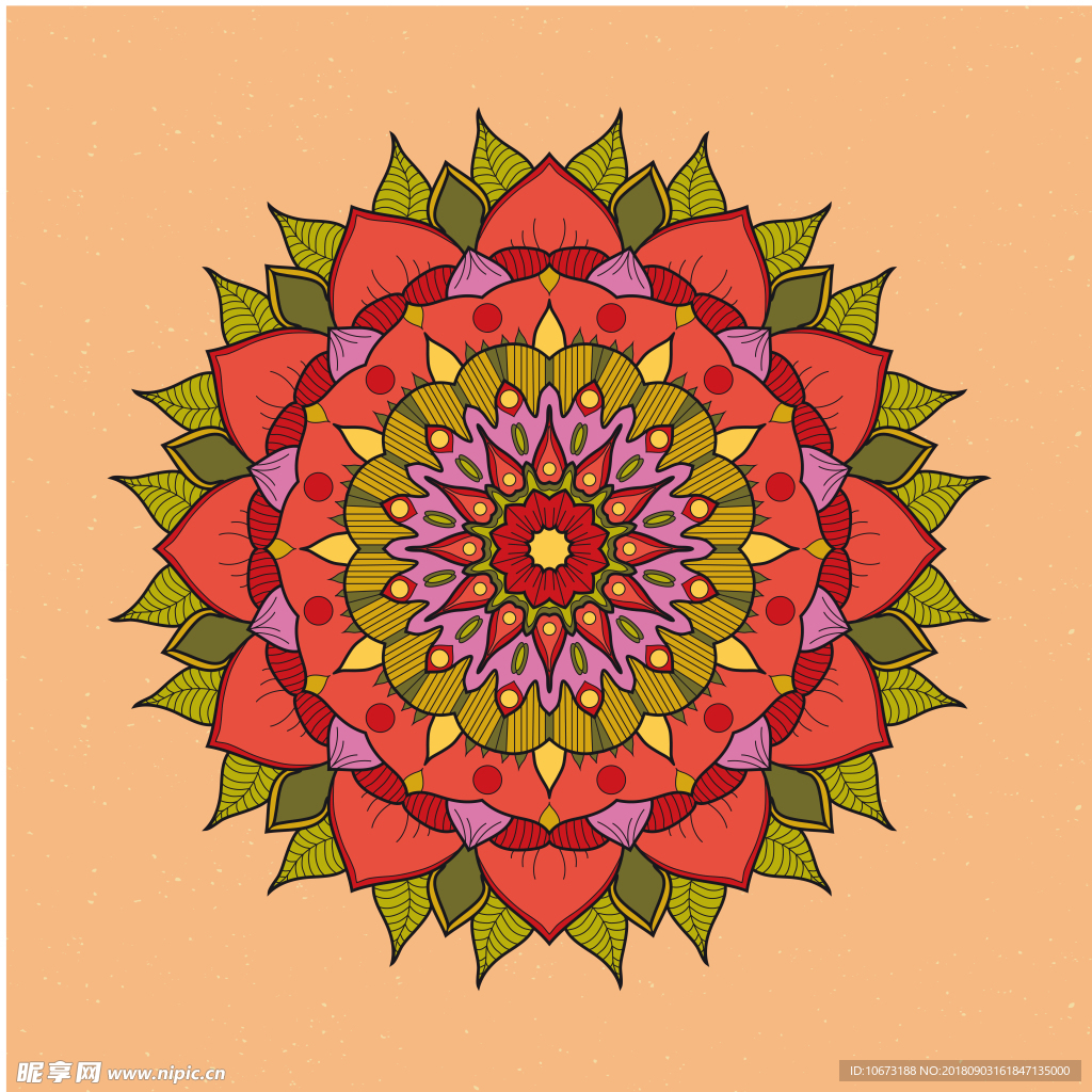 古典花纹
