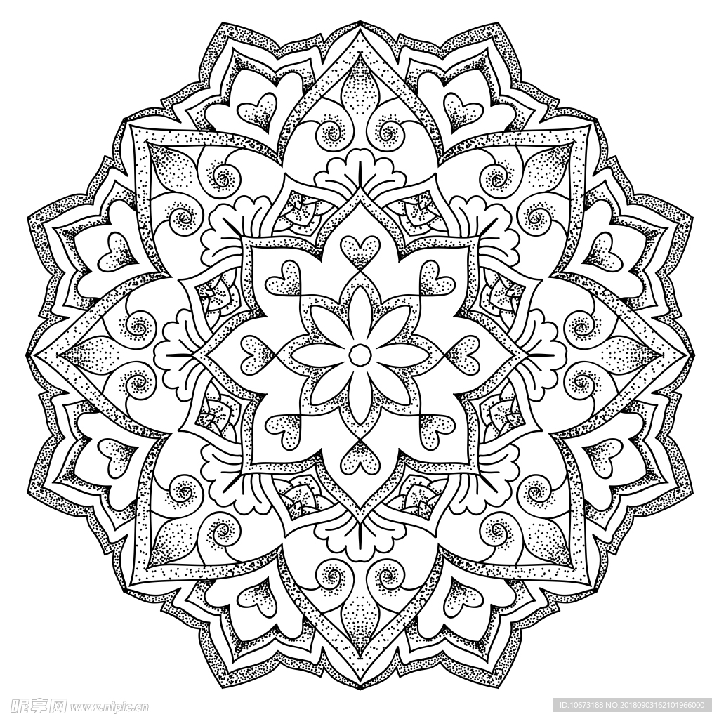 古典花纹