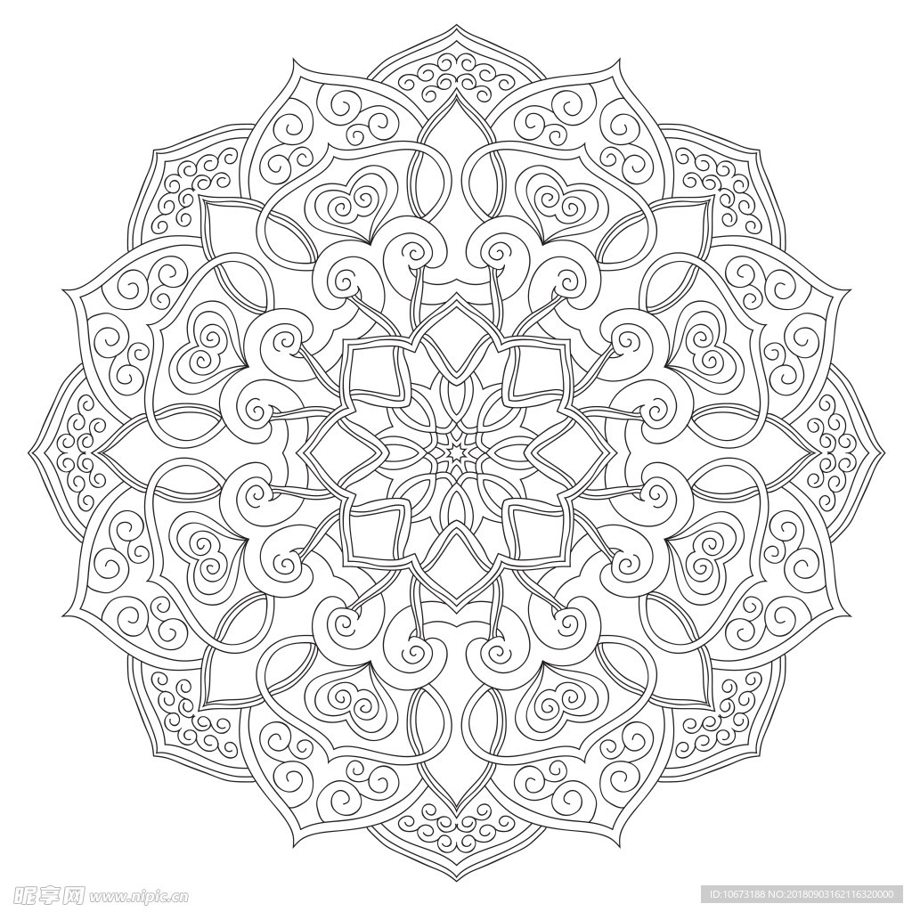 古典花纹