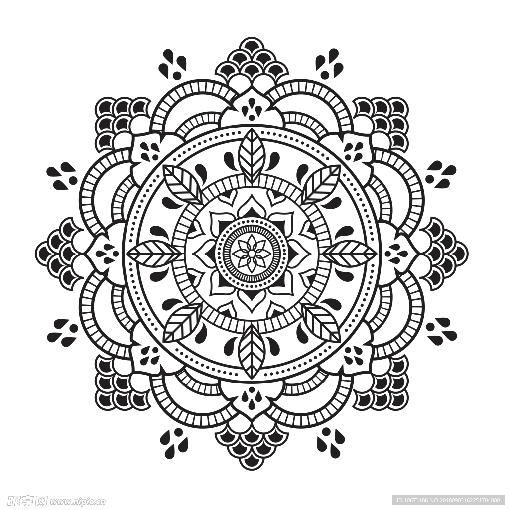 古典花纹