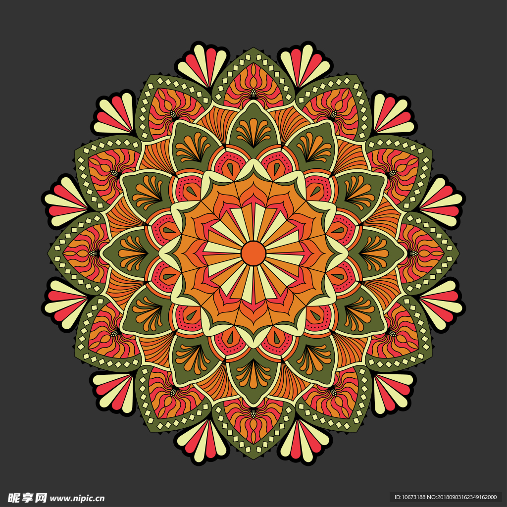 古典花纹