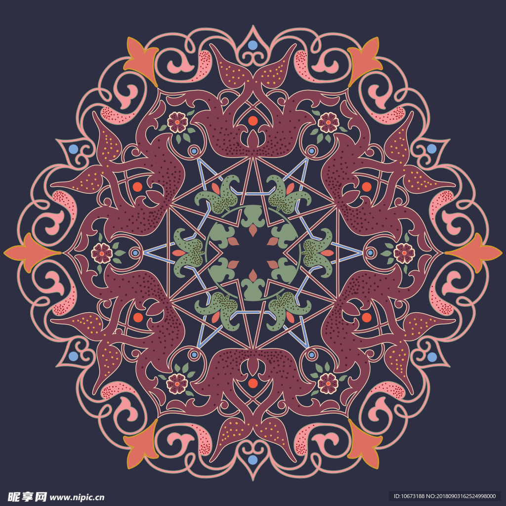 古典花纹