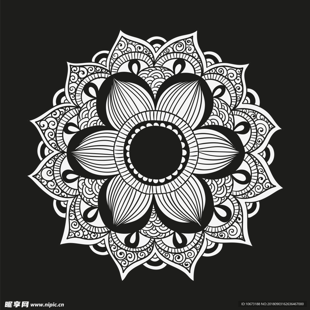 古典花纹