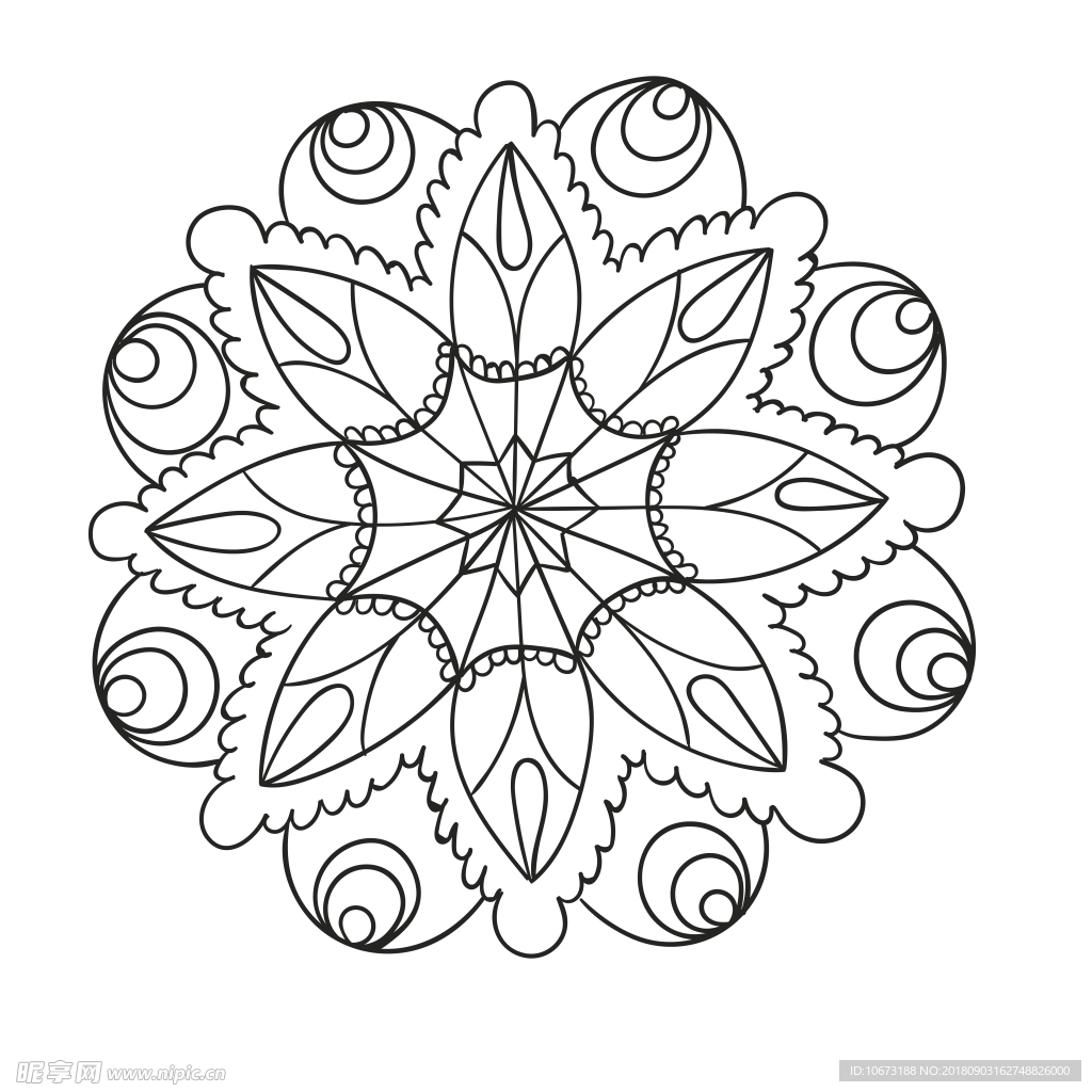 古典花纹