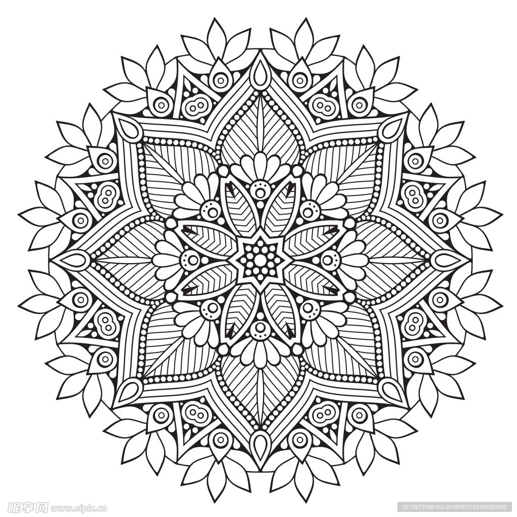 古典花纹