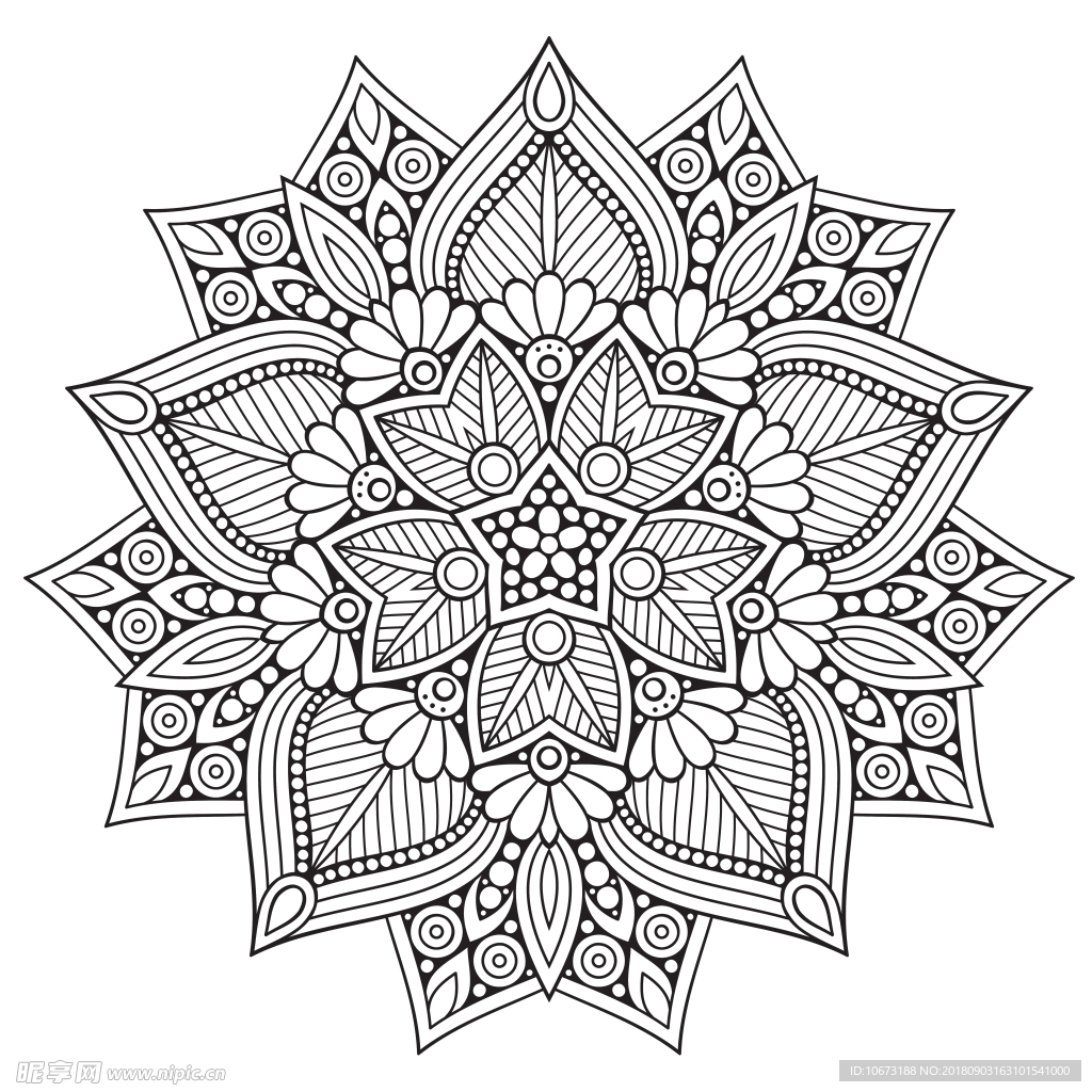 古典花纹