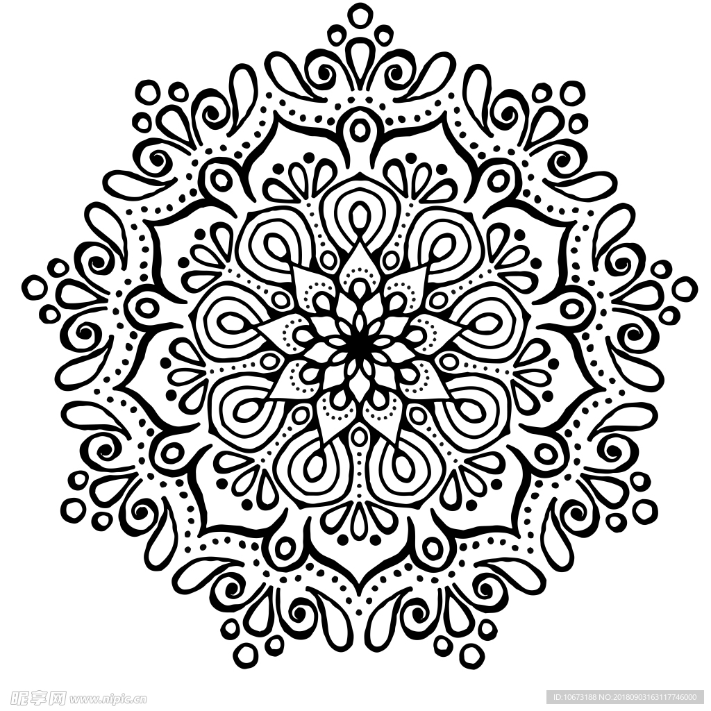 古典花纹