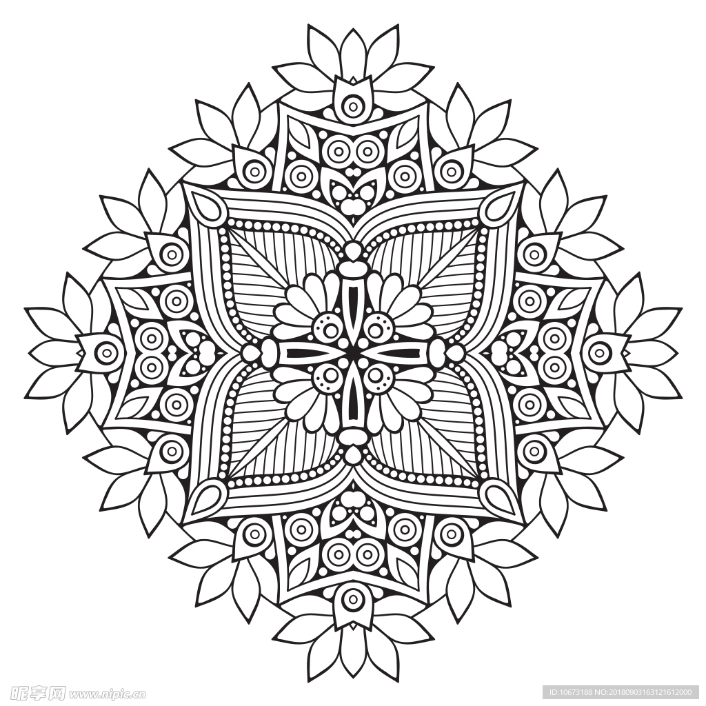 古典花纹