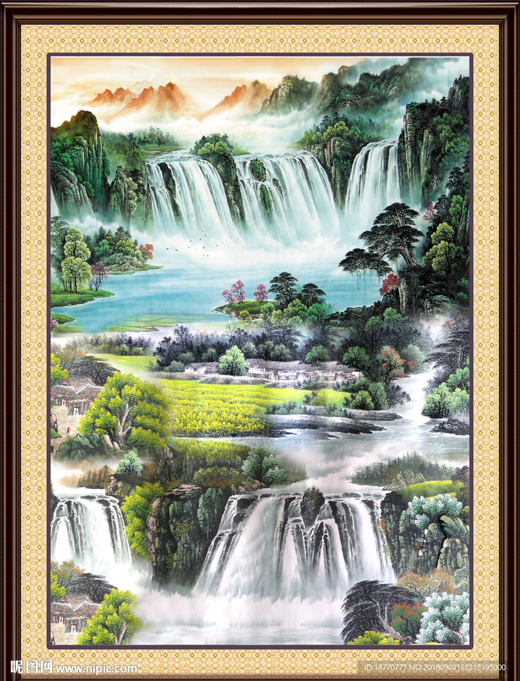 山水国画