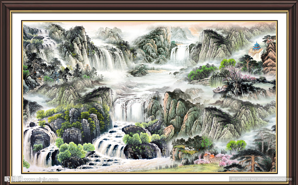 山水国画