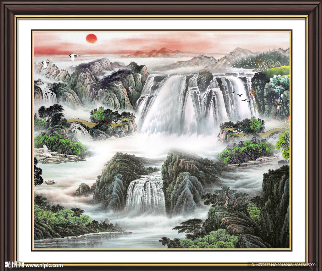 山水国画