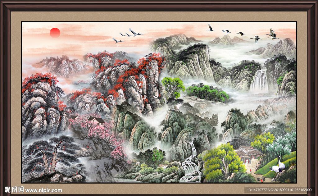 国画山水