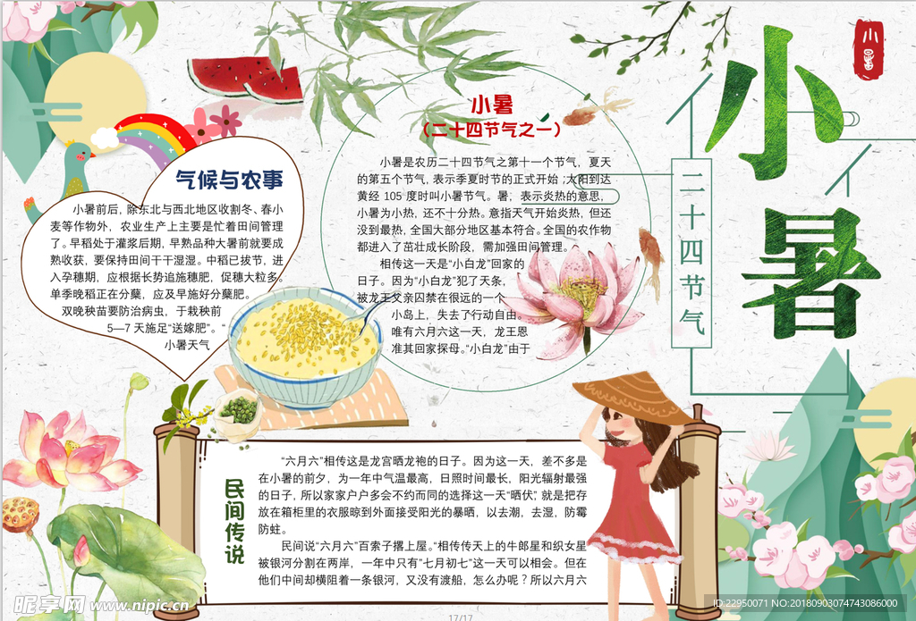 暑假小报