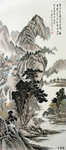 背景墙  玄关 中国山水画